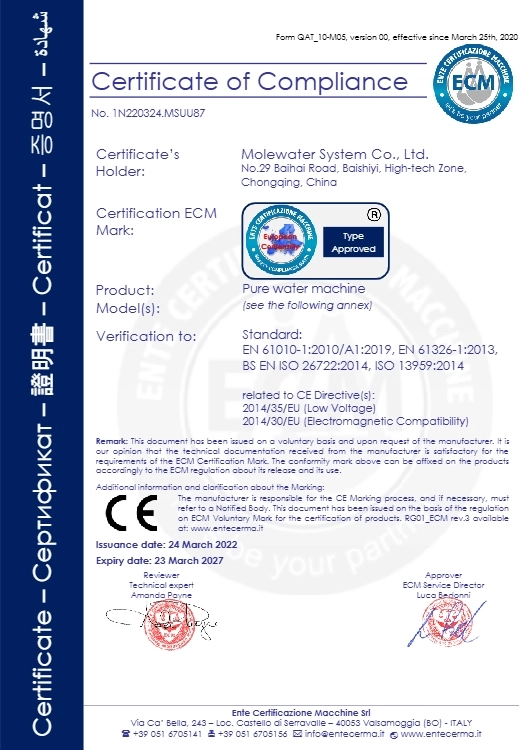 CE certificate