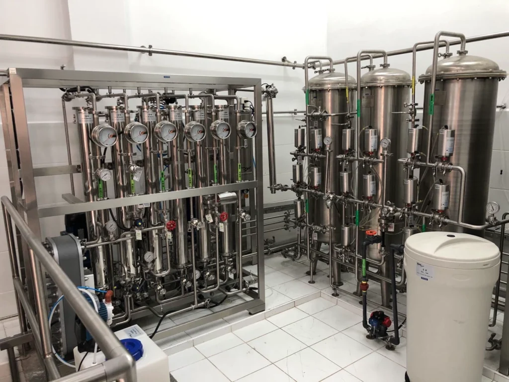 Solution personnalisée pour l'eau de haute pureté