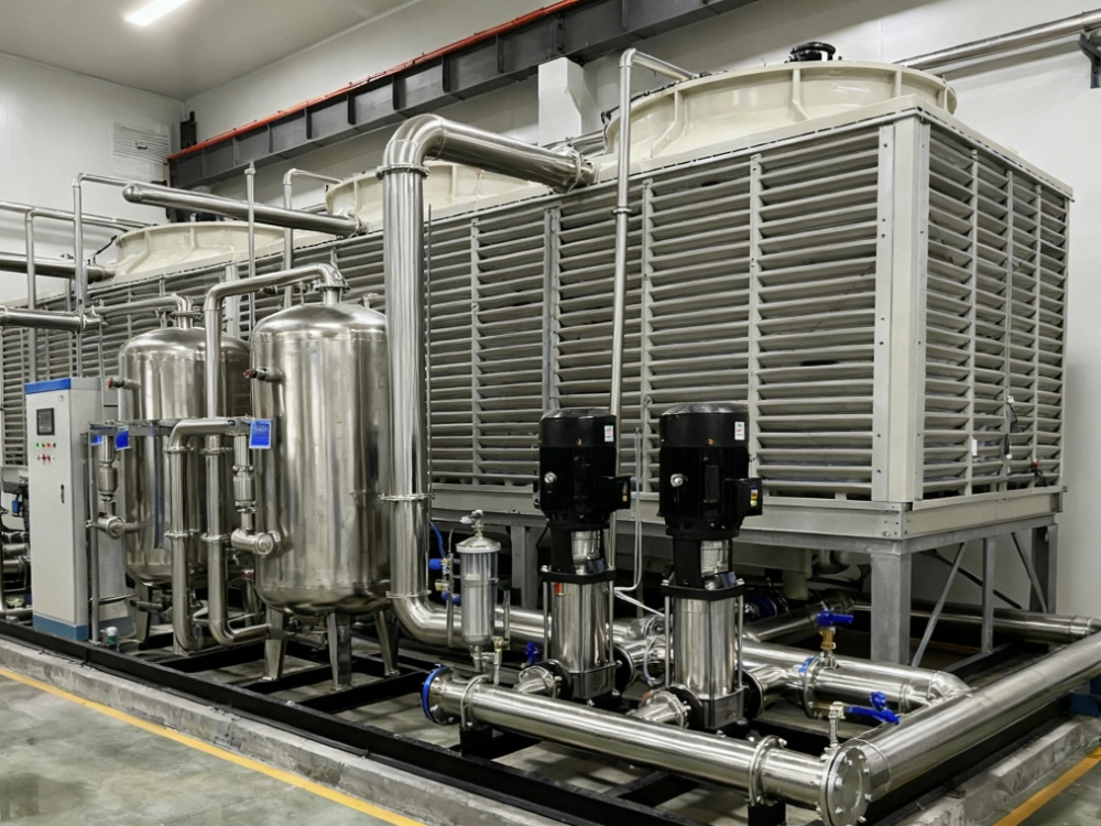 traitement de l'eau de refroidissement dans les usines alimentaires