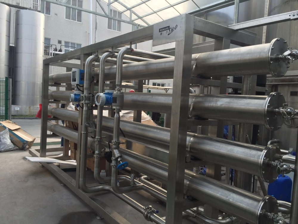 traitement de l'eau de process pour la fabrication d'aliments et de boissons