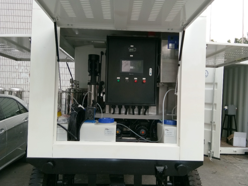 Systèmes de traitement d'urgence de l'eau montés sur véhicule